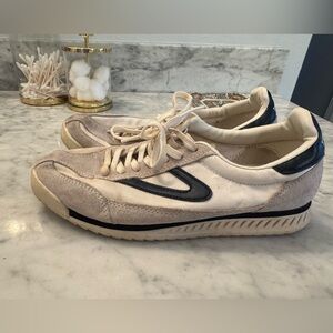 Beige and navy Sneakers